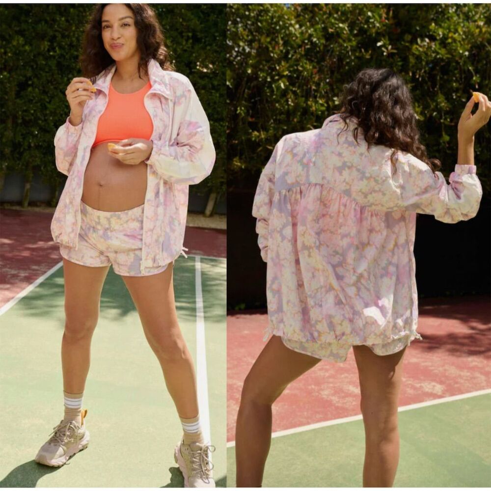 NWOT Free People Movement x Hatch Under The Sun Zip Up Windbreaker Size XL $148